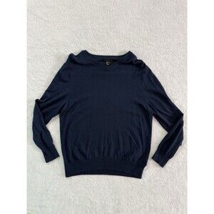 Ethan Pierce Men’s XL 100% Extra Fine Merino Wool V-Neck Long Sleeve Sweater